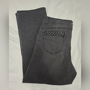 G By Guiliana The Cropped Boot Black Jeans!